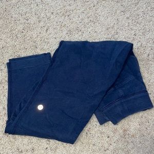 Lululemon vintage sweatpants, size small, navy blue